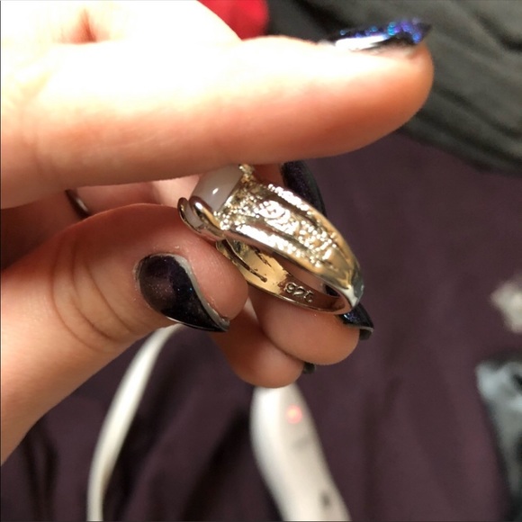 Sterling Silver Opal Ring - Picture 6 of 7